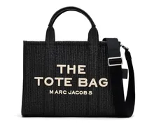 The Medium Woven Tote Tasche - Schwarz