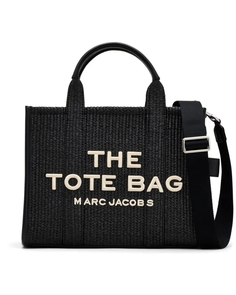 Marc Jacobs The Medium Woven Tote Tasche - Schwarz Schwarz
