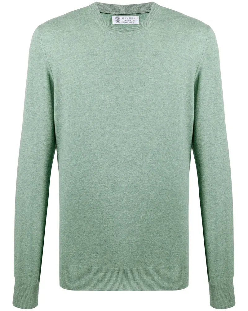 Brunello Cucinelli Klassischer Pullover - Grün Grün