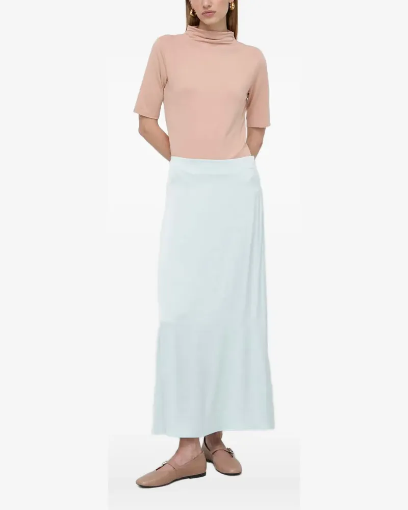 HUGO BOSS Etikat high-neck short-sleeve top - Rosa Rosa