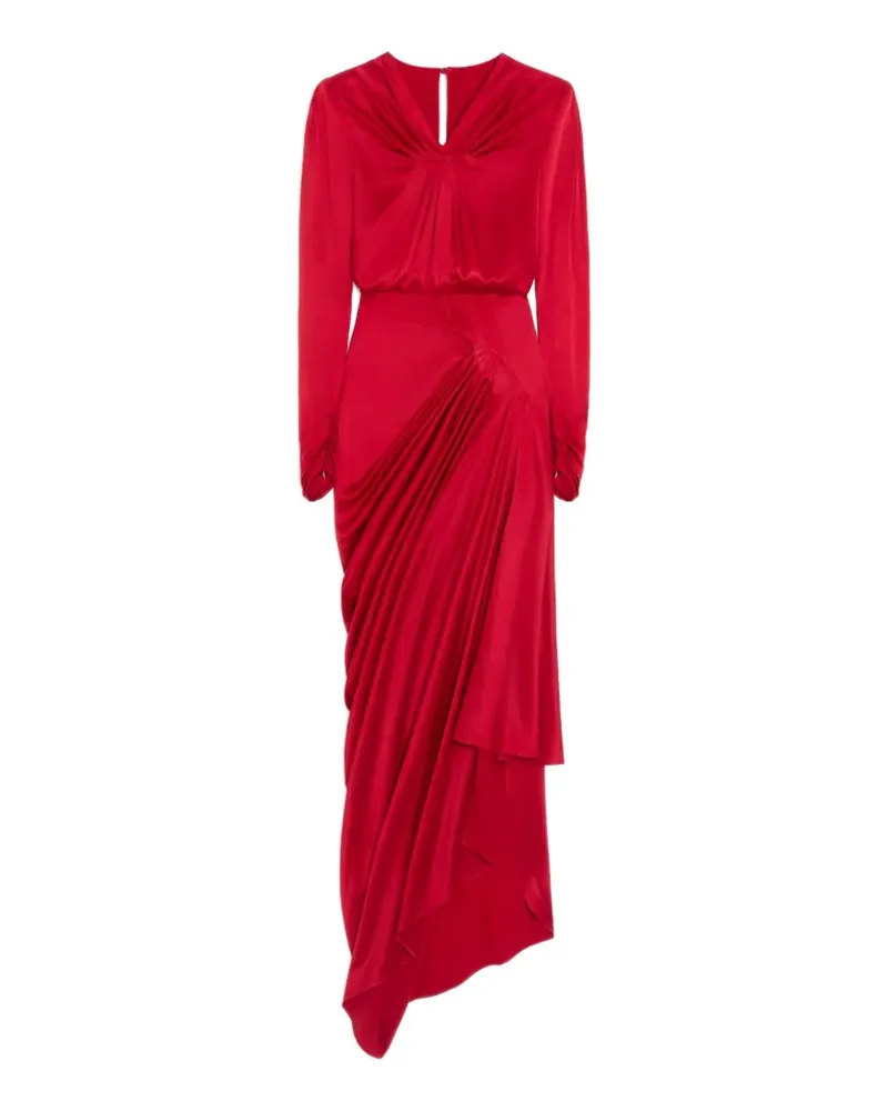 Valentino Garavani Abendkleid aus Satin - Rot Rot