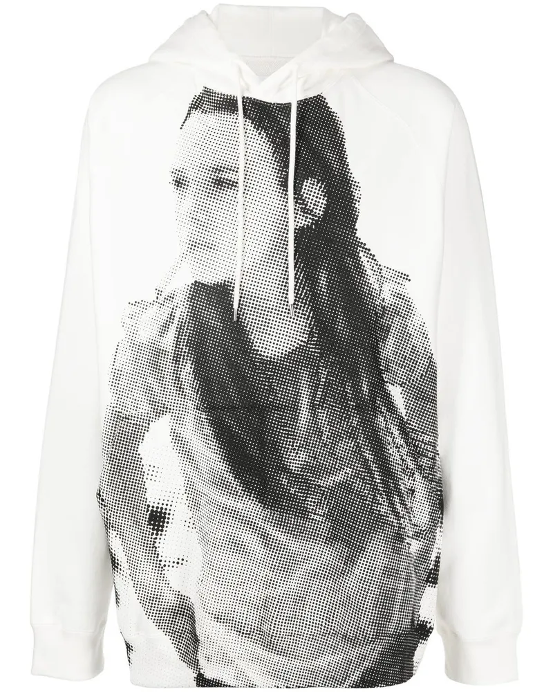 TheSoloIst Hoodie mit grafischem Print - Weiß Weiß