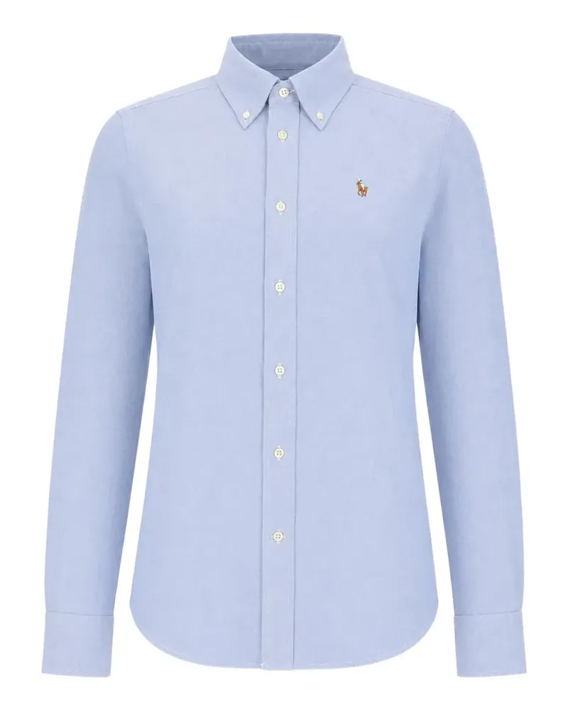 Ralph Lauren embroidered-logo button-down shirt - Blau Blau
