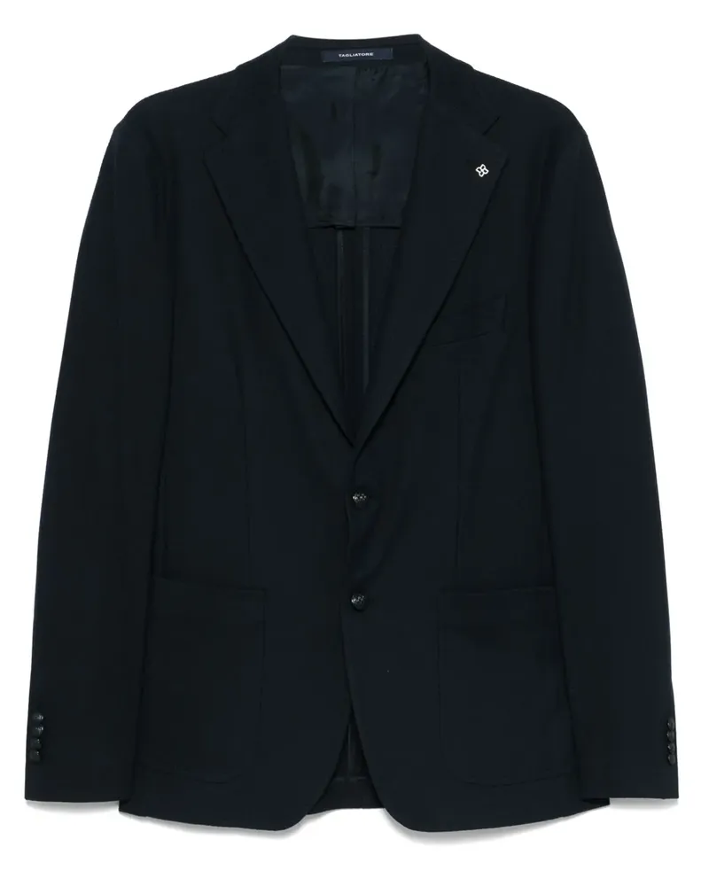 Tagliatore Sakko mit Anstecknadel - Blau Blau
