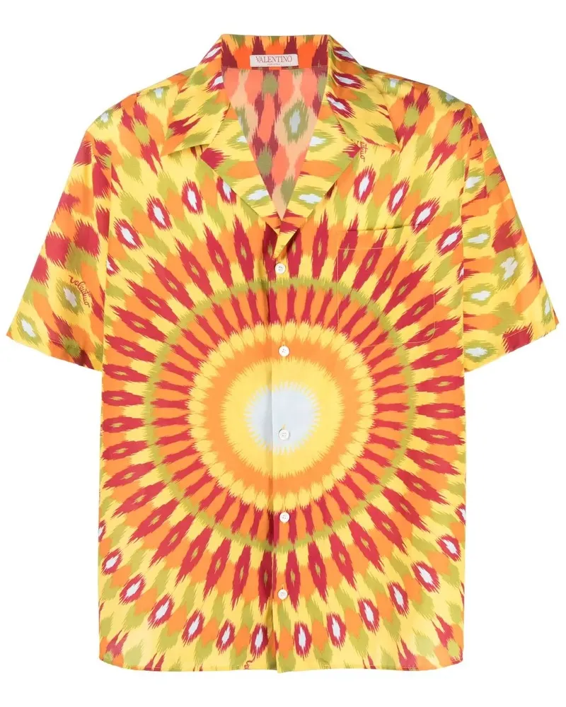 Valentino Garavani Hemd mit grafischem Print - Gelb Gelb