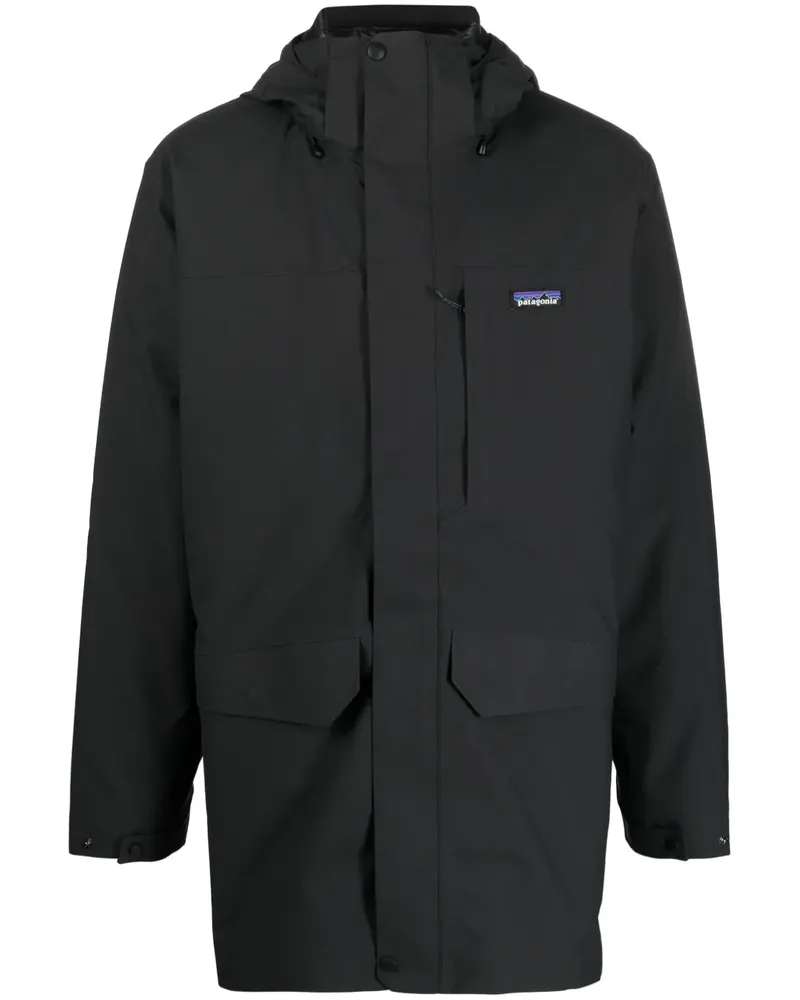 Patagonia Wendbarer Tres Parka im Layering-Look - Schwarz Schwarz