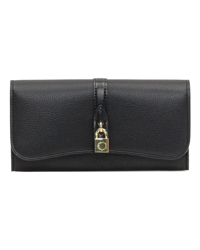 Stella McCartney Ryder Portemonnaie mit Schloss - Schwarz Schwarz