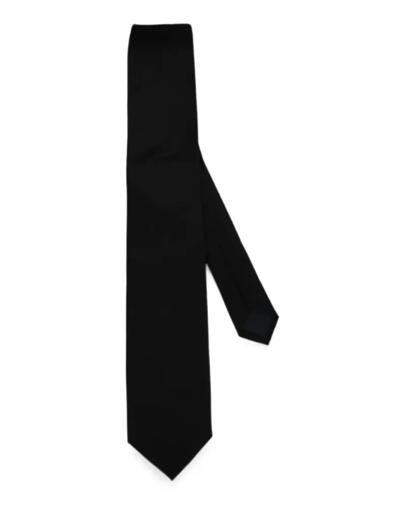 Corneliani Krawatte aus Seide - Schwarz Schwarz