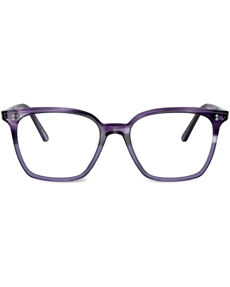 Oliver Peoples Brille mit eckigem Gestell - Violett Violett