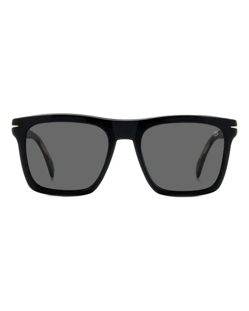EYEWEAR by DAVID BECKHAM Brille mit getönten Clip-On-Gläsern - Schwarz Schwarz
