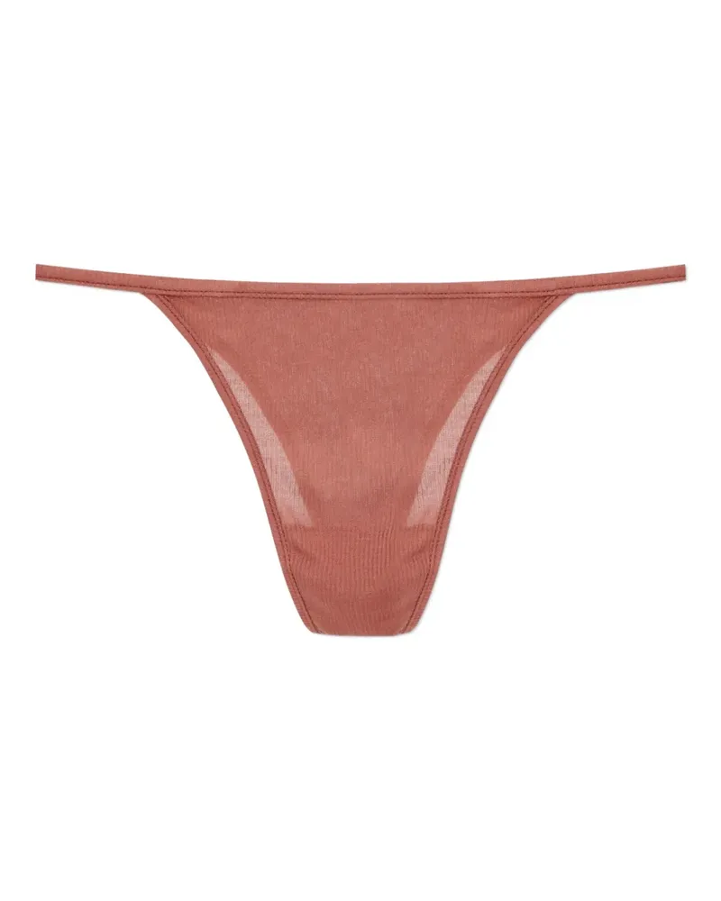 Dsquared2 Gerippter Tanga - Rosa Rosa