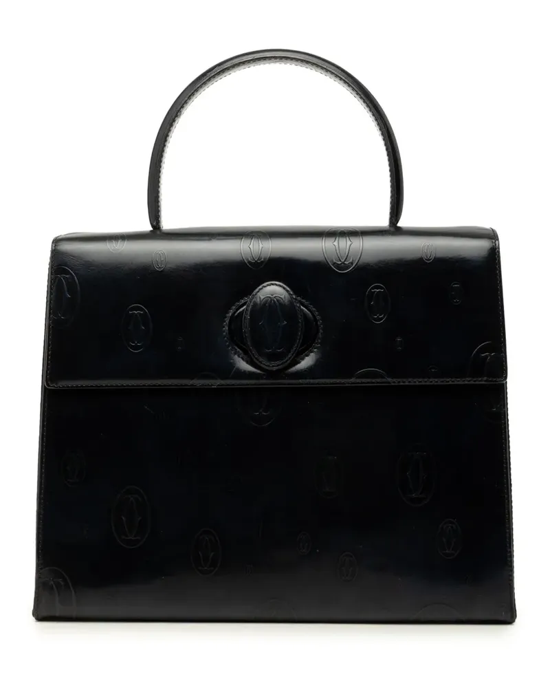 Cartier 2000-2026 Happy Birthday Handtasche aus Lackleder - Schwarz Schwarz