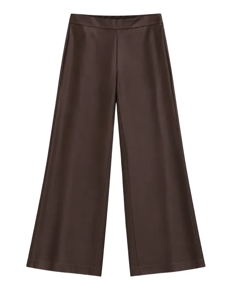 Clips Palazzohose mit elastischem Bund - Braun Braun