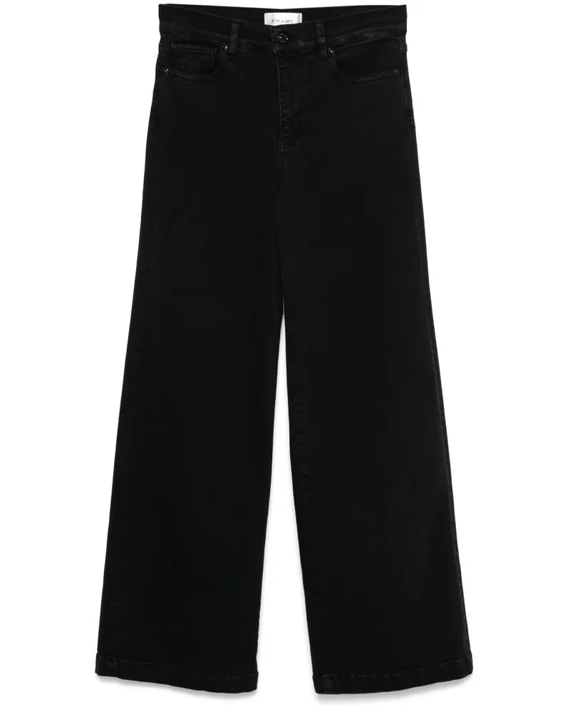 Frame Denim Le Slim Palazzo Jeans - Schwarz Schwarz