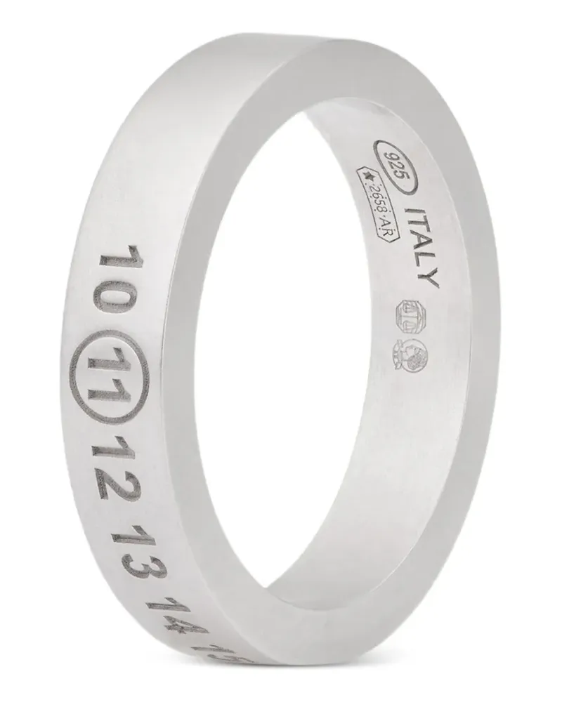Maison Margiela number reference ring - Silber Silber