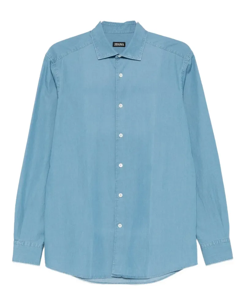 Ermenegildo Zegna cotton shirt - Blau Blau