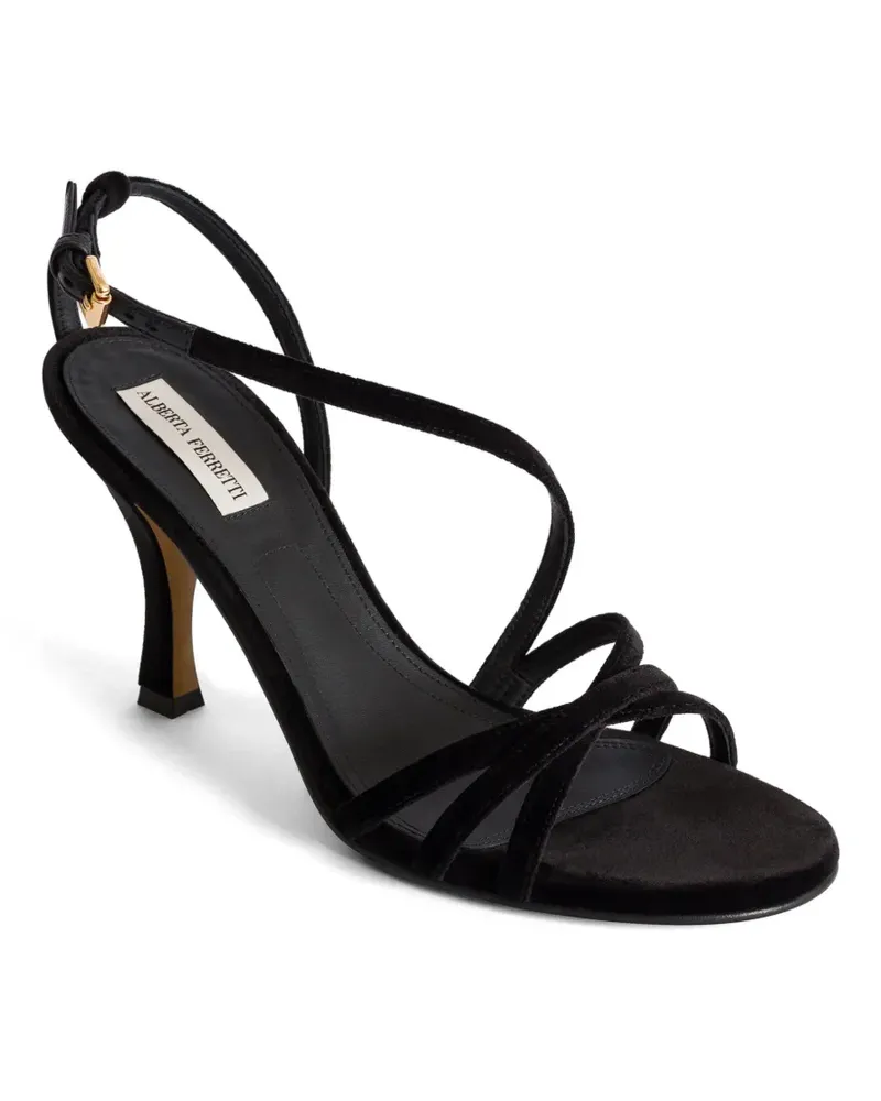 Alberta Ferretti Sandalen mit Riemchen - Schwarz Schwarz