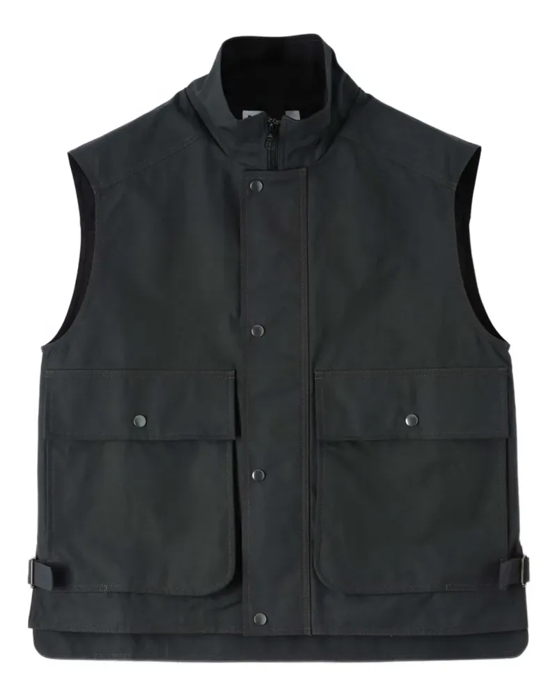 Margaret Howell Ärmellose Jacke - Schwarz Schwarz