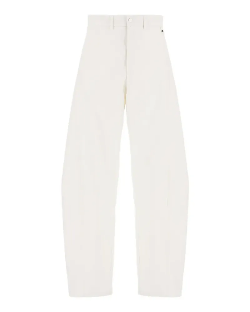 Herno Hose aus Twill - Weiß Weiß