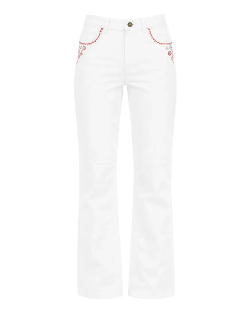 Pennyblack embroidered jeans - Nude Nude