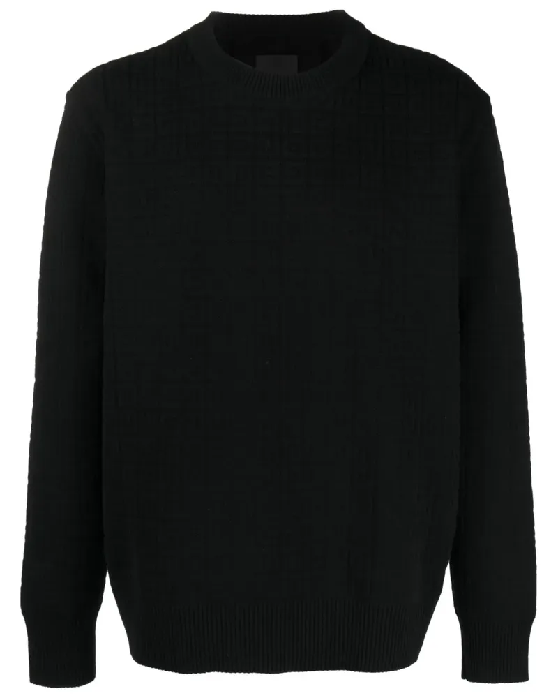 Givenchy Sweatshirt mit Jacquardmuster - Schwarz Schwarz