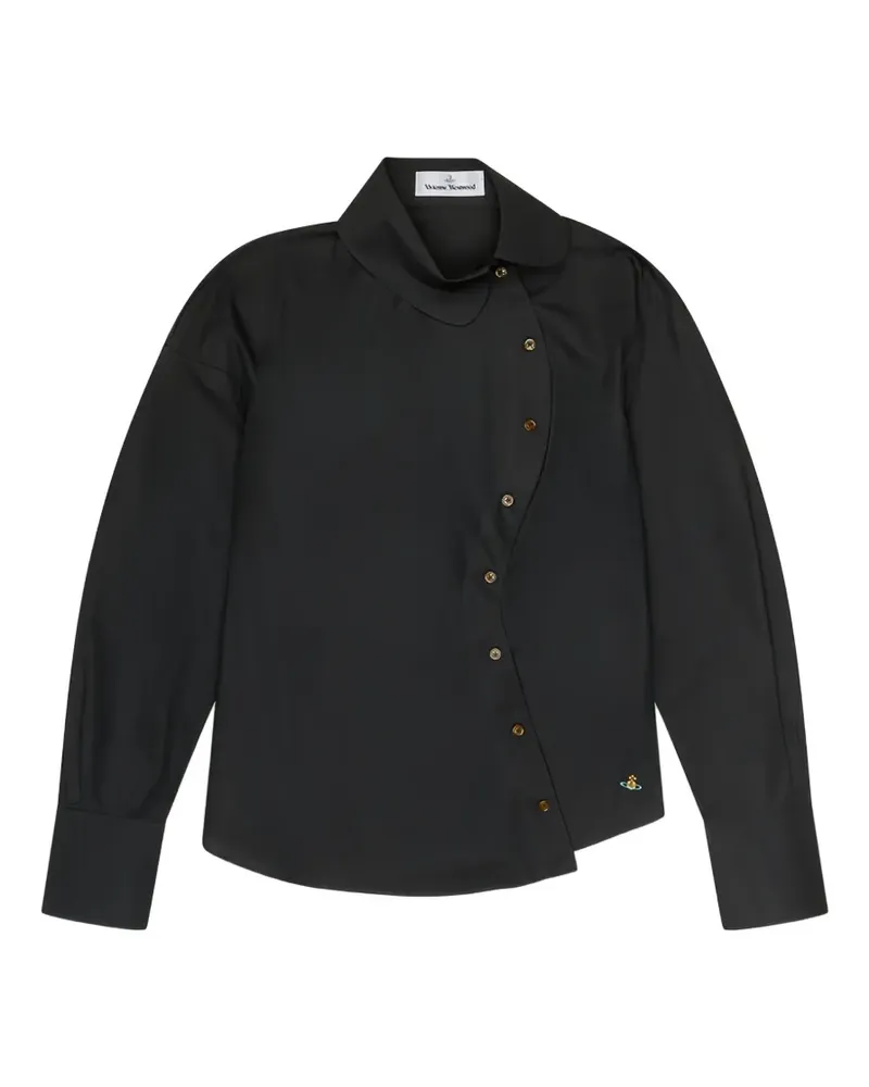 Vivienne Westwood Bella asymmetric shirt - Schwarz Schwarz