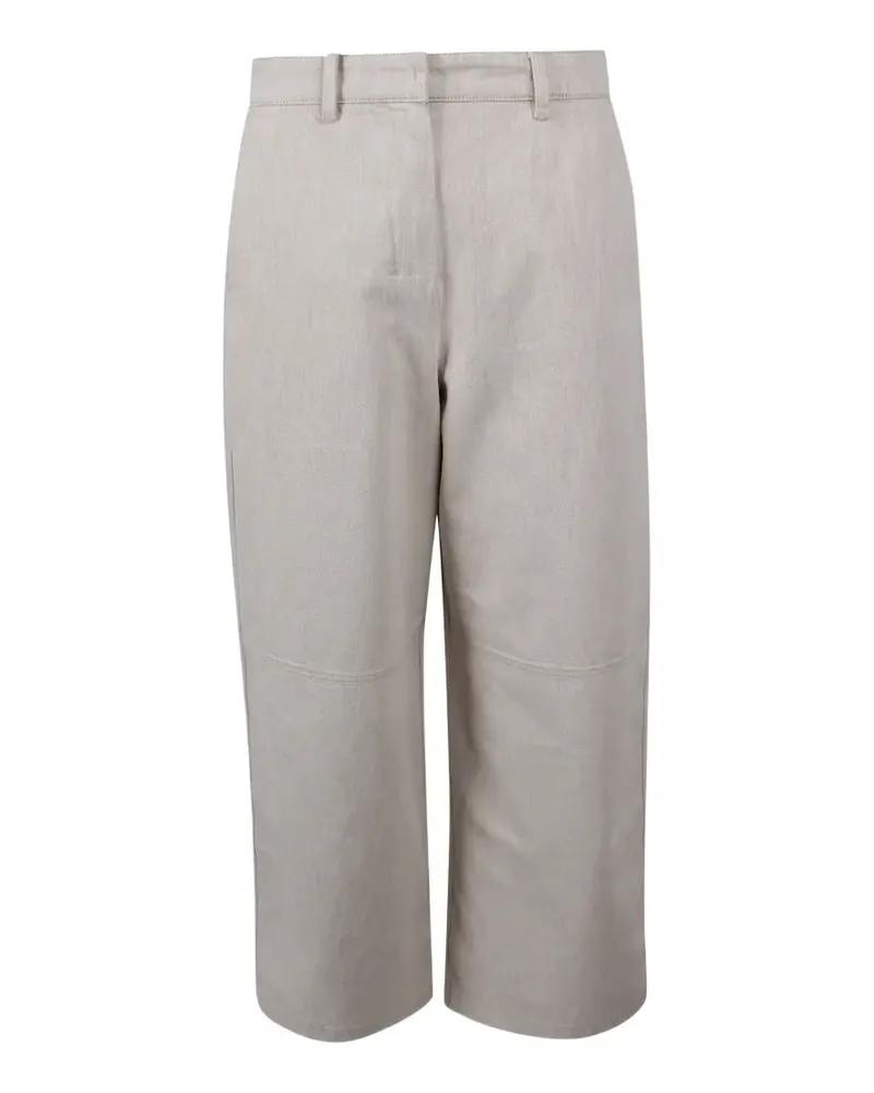 Max Mara seam-detail straight trousers - Nude Nude