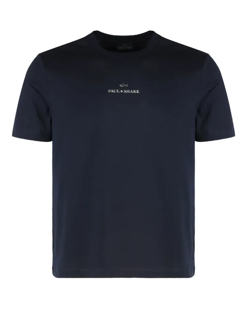 Paul & Shark T-Shirt mit Logo-Detail - Blau Blau