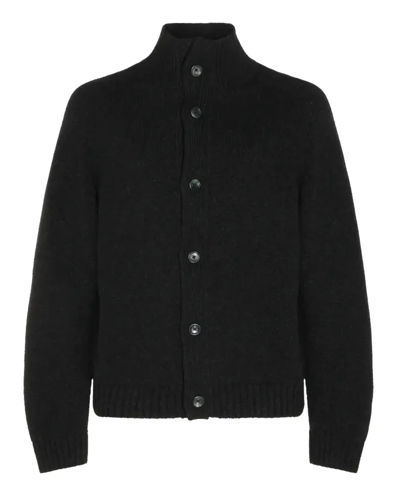 Tom Ford Gerippter Cardigan mit Knöpfen - Schwarz Schwarz