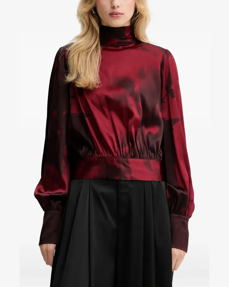 Gestuz GZselina open back tie blouse - Rot Rot