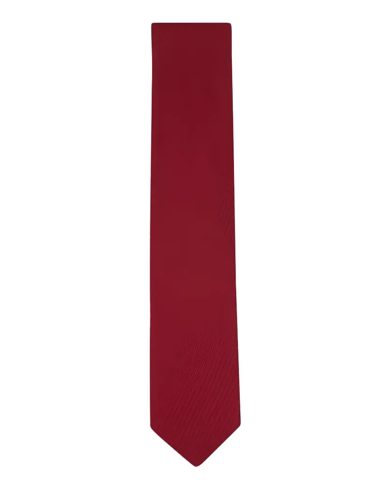 Brioni Gestrickte Seidenkrawatte - Rot Rot