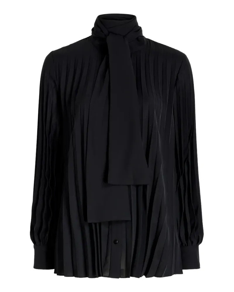 Proenza Schouler Soomin neck-tie blouse - Schwarz Schwarz