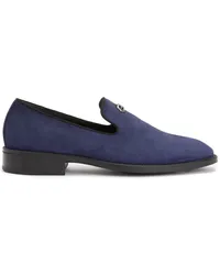 Giuseppe Zanotti Imrham Sneakers aus Wildleder Blau