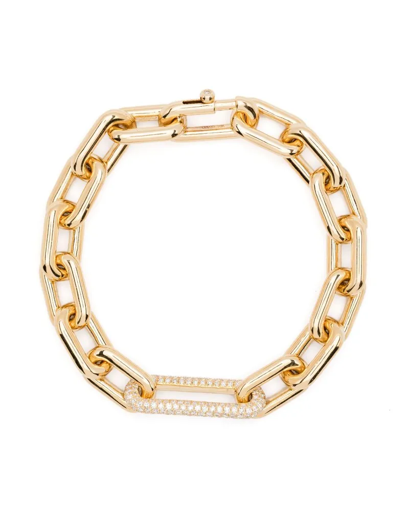 SHAY 18kt Ready to Ship Gelbgoldarmband mit Diamanten Gold