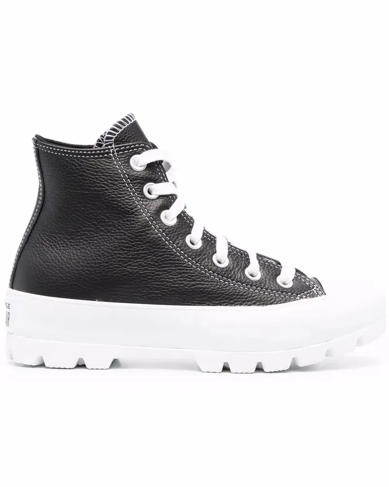 Converse Sneakers aus Leder - Schwarz Schwarz