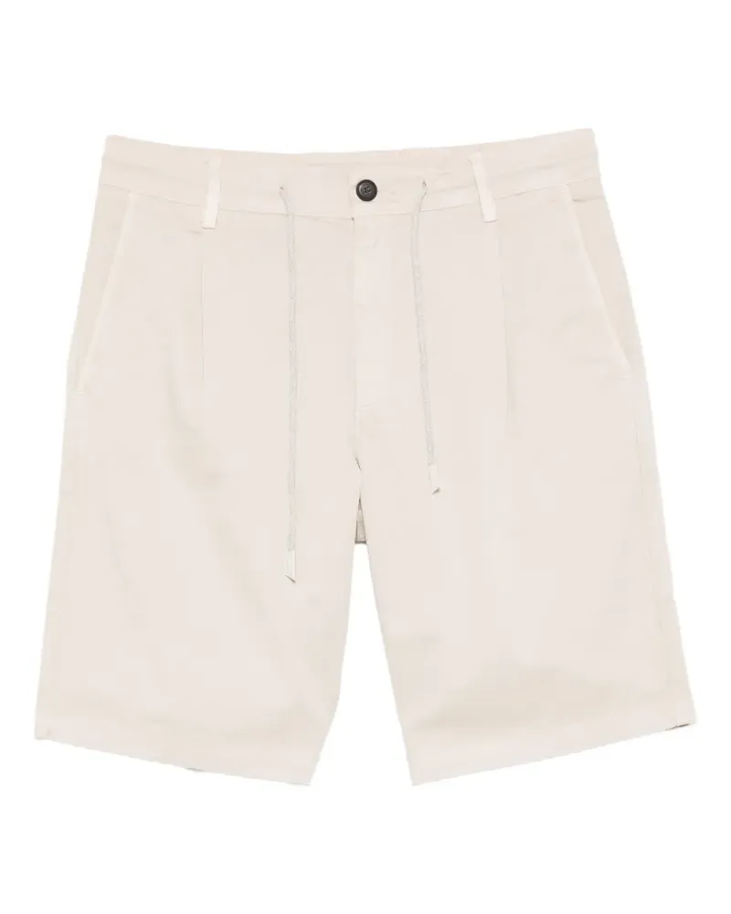 Eleventy Bundfaltenshorts mit Kordelzug - Nude Nude