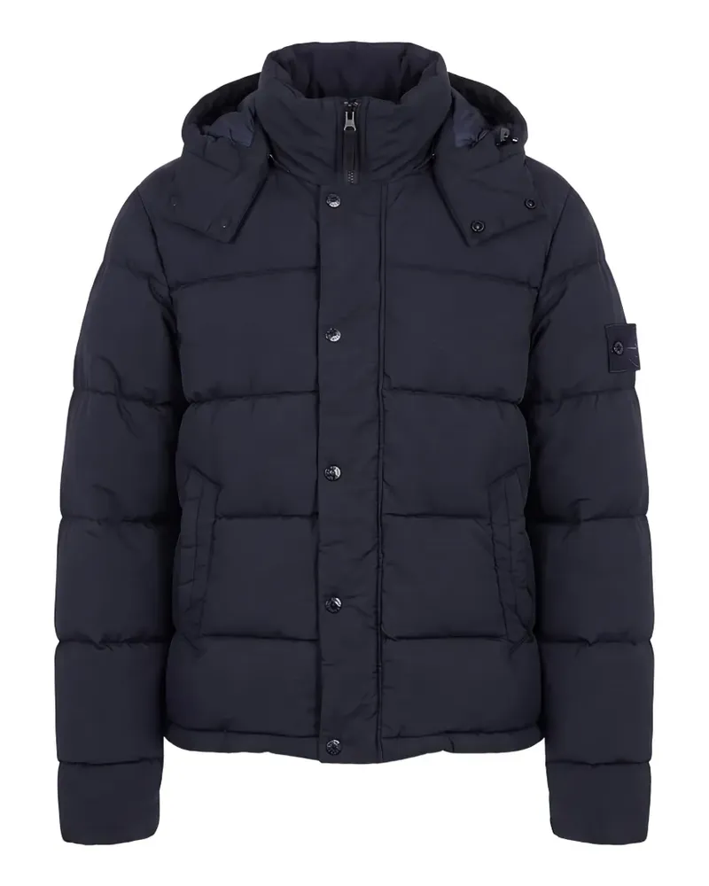 Stone Island 4100063 wool ripstop-TC_S.I. Ghost down jacket - Blau Blau