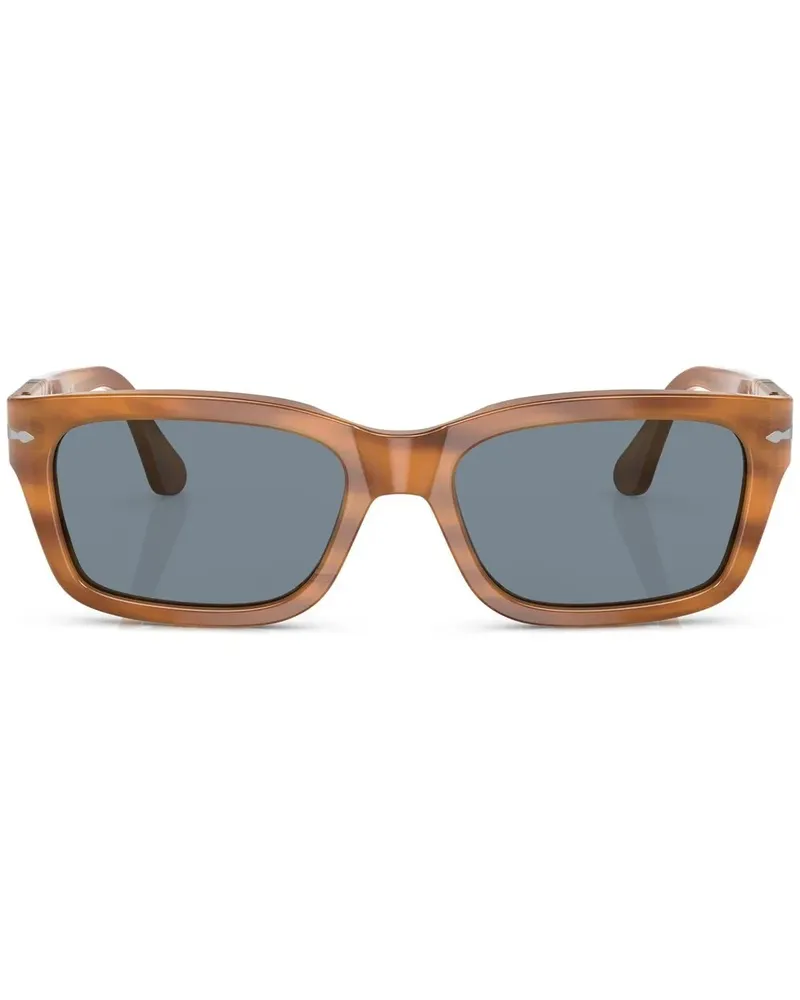Persol Sonnenbrille mit eckigem Gestell - Braun Braun