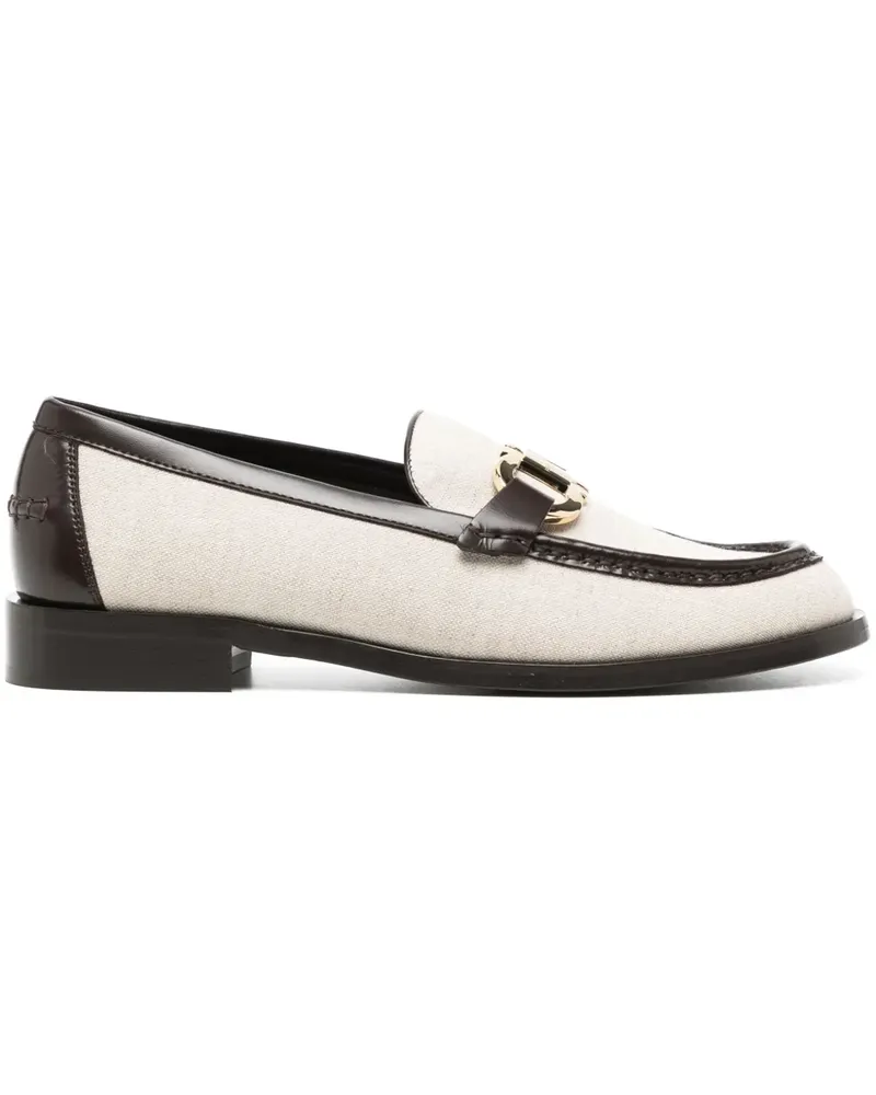 Ferragamo Gancini Loafer - Nude Nude