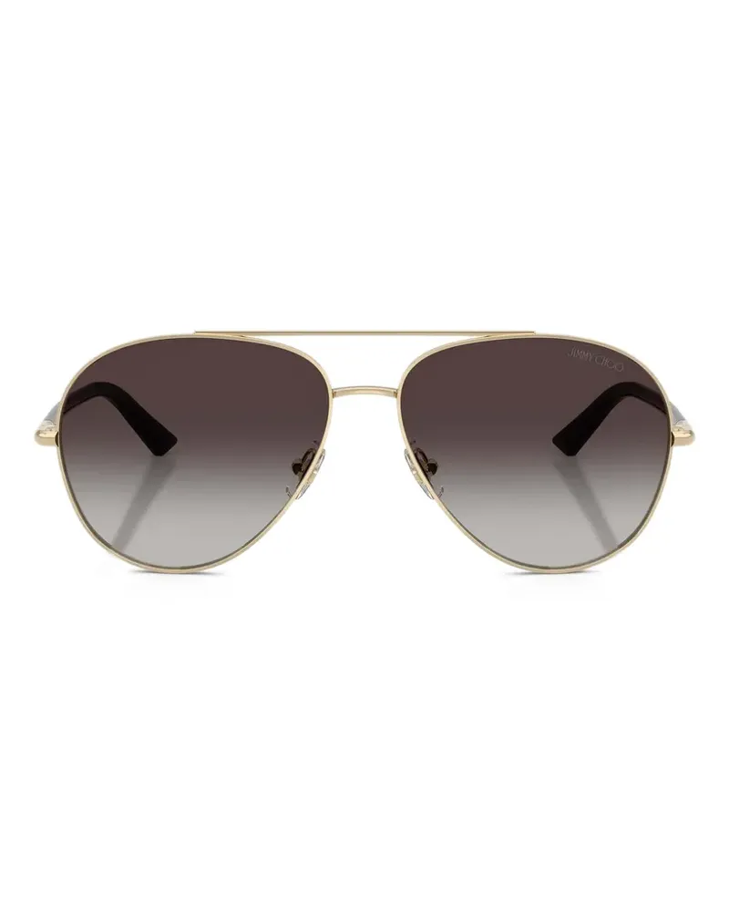 Jimmy Choo Astor Pilotenbrille - Gold Gold