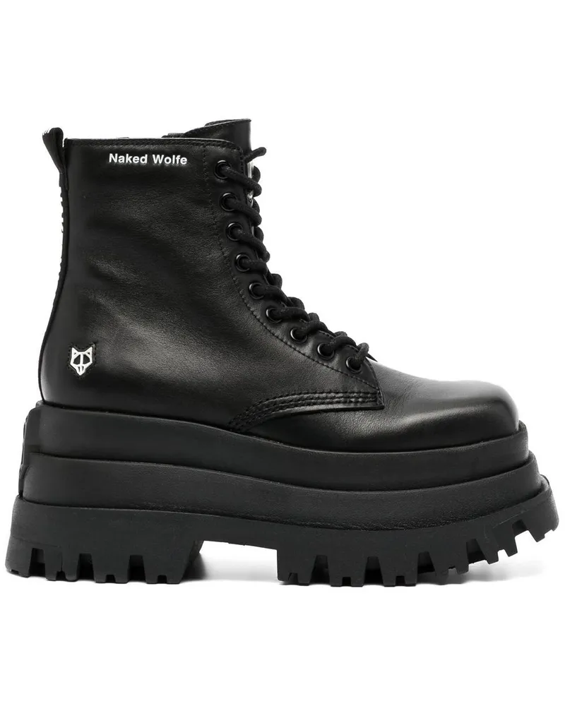 Naked Wolfe Sloane Stiefel - Schwarz Schwarz