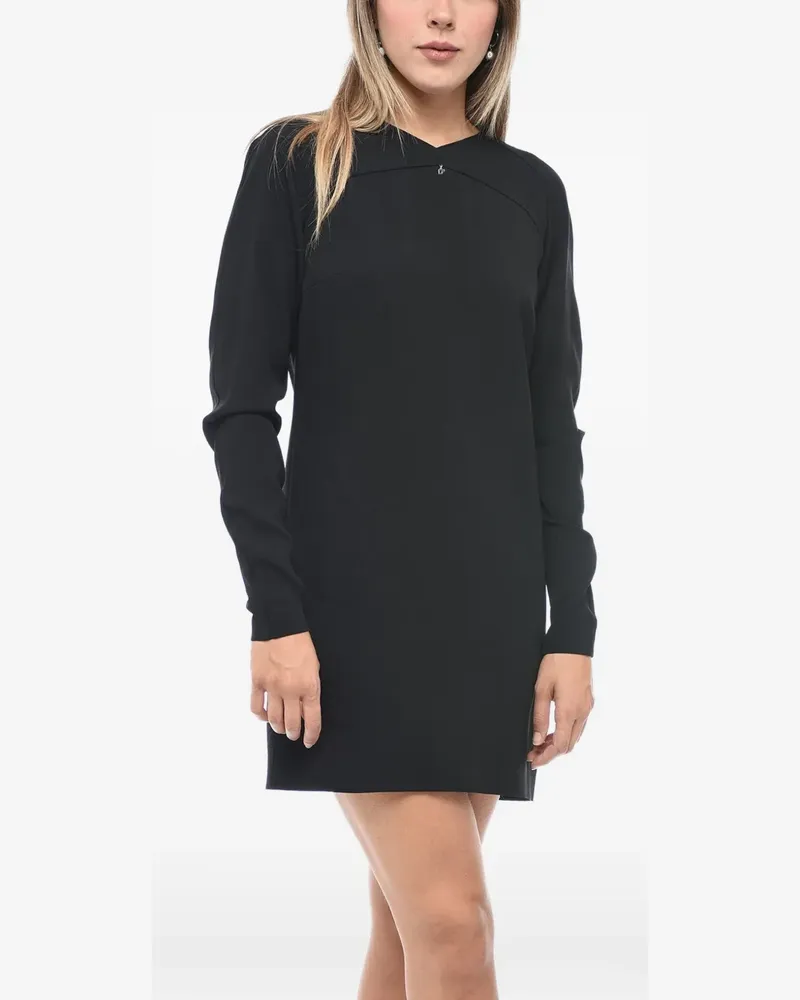Dsquared2 x Night is Young long-sleeve mini dress - Schwarz Schwarz