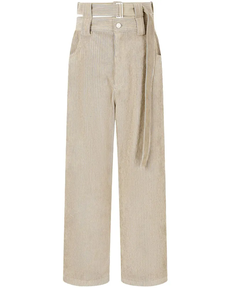 STUDIO TOMBOY Cordhose mit weitem Bein - Nude Nude