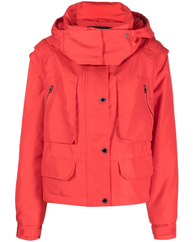 Patrizia Pepe Gesteppte Jacke Rot