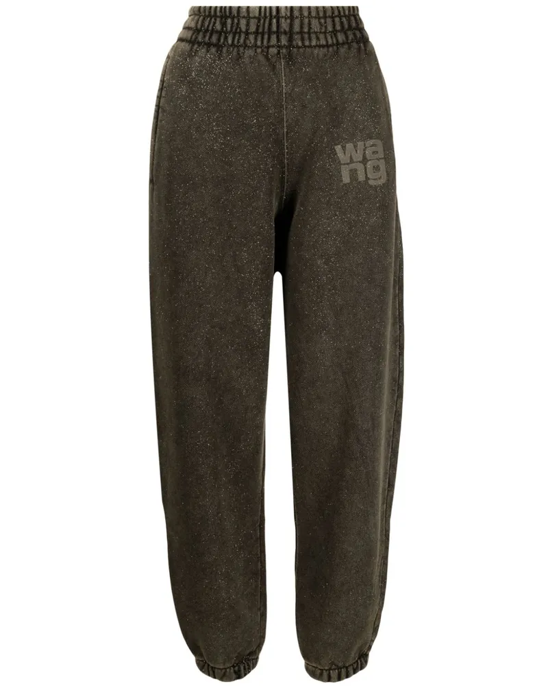 Alexander Wang Jogginghose mit Logo-Prägung - Grau Grau