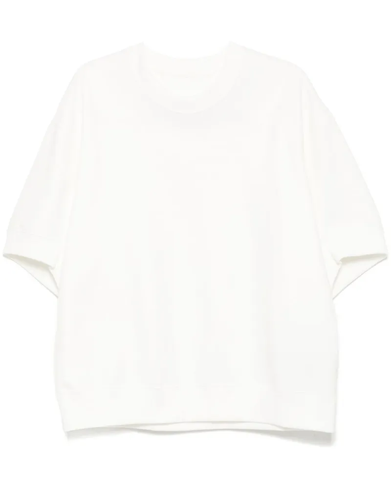 Jil Sander T-Shirt mit rundem Ausschnitt - Weiß Weiß
