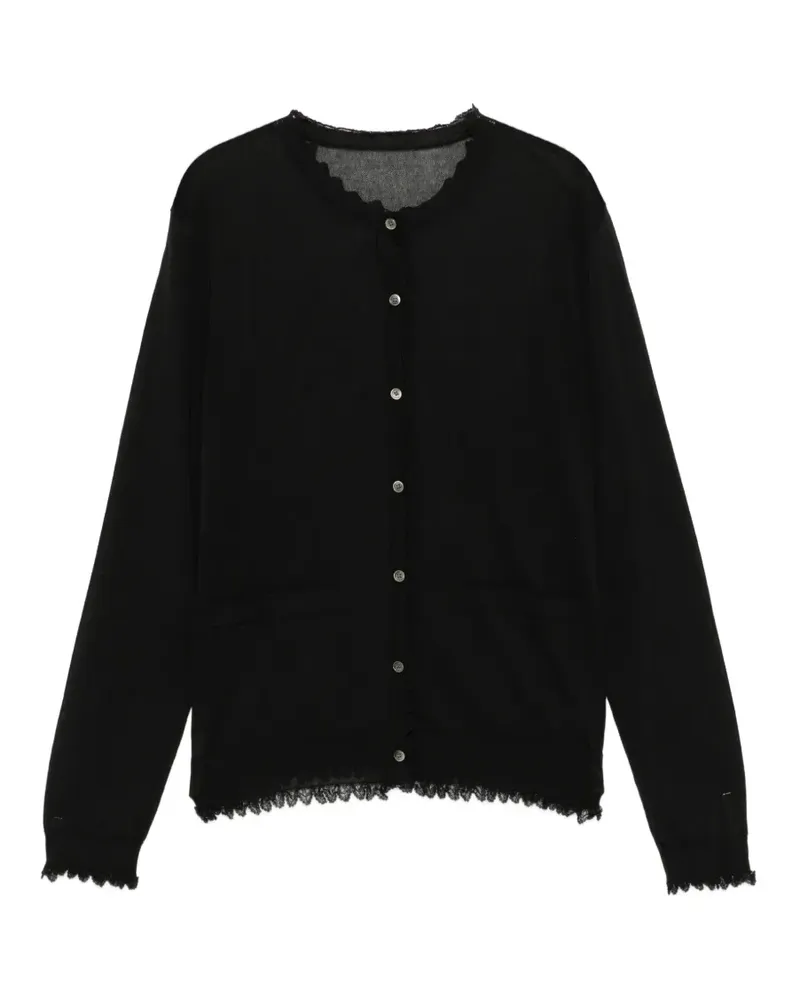JNBY Cardigan mit Muschelsaum - Schwarz Schwarz