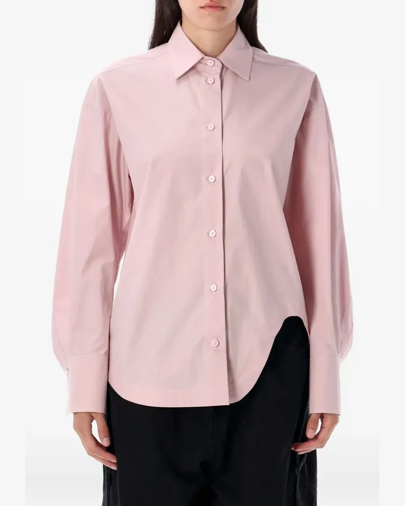 ATTICO Hemd mit abgerundetem Saum - Rosa Rosa