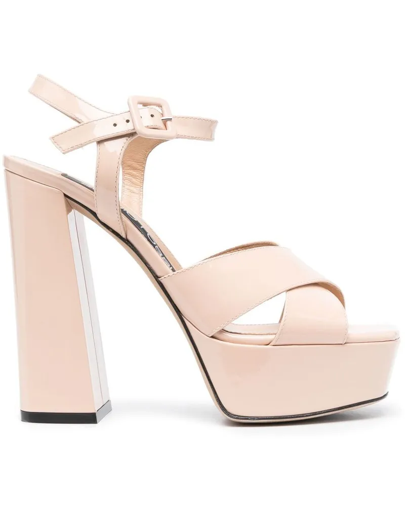 Sergio Rossi Alicia Plateau-Sandalen 90mm - Nude Nude