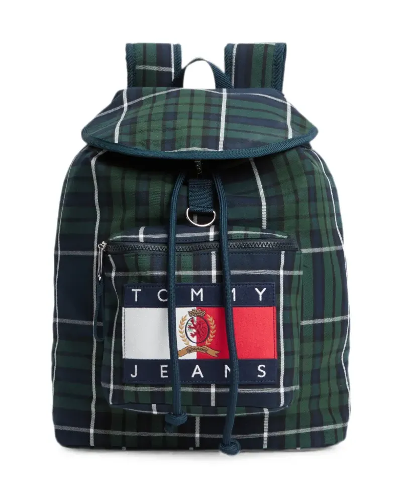 Tommy Hilfiger Rucksack mit Logo-Patch - Grün Grün